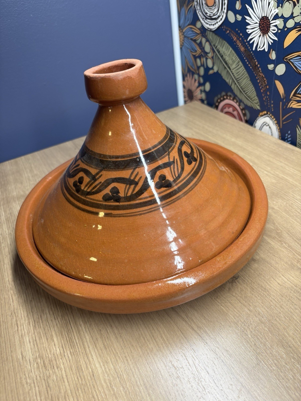 Moroccan Cooking Tagine Pot Tajine TerraCotta glazed Large Made In Maroc