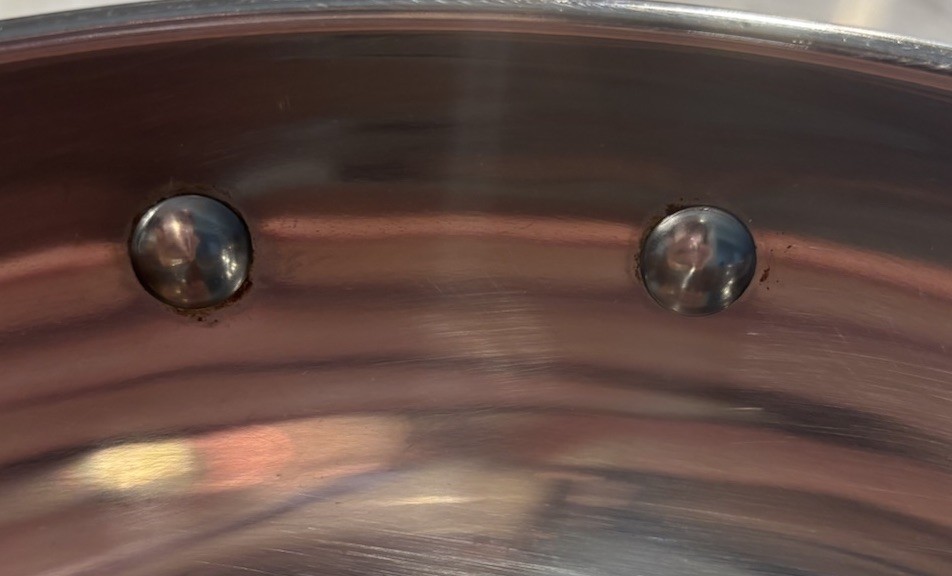 David Burke Gourmet 12 Inches Pro Heavy Stainless Frying Pan Pour Spouts