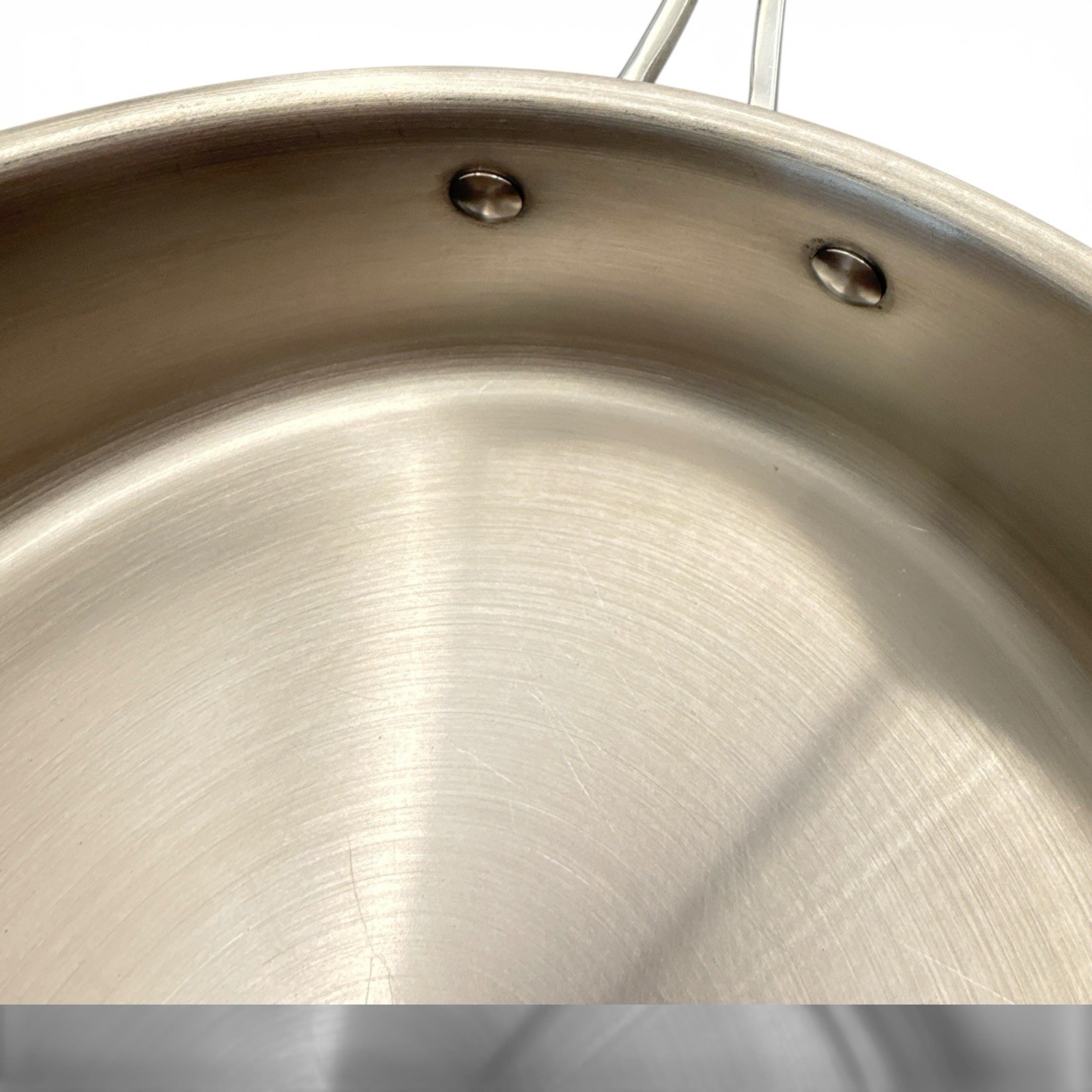 Italic 3Qt Stainless Steel Clad Saucier Pan With Lid