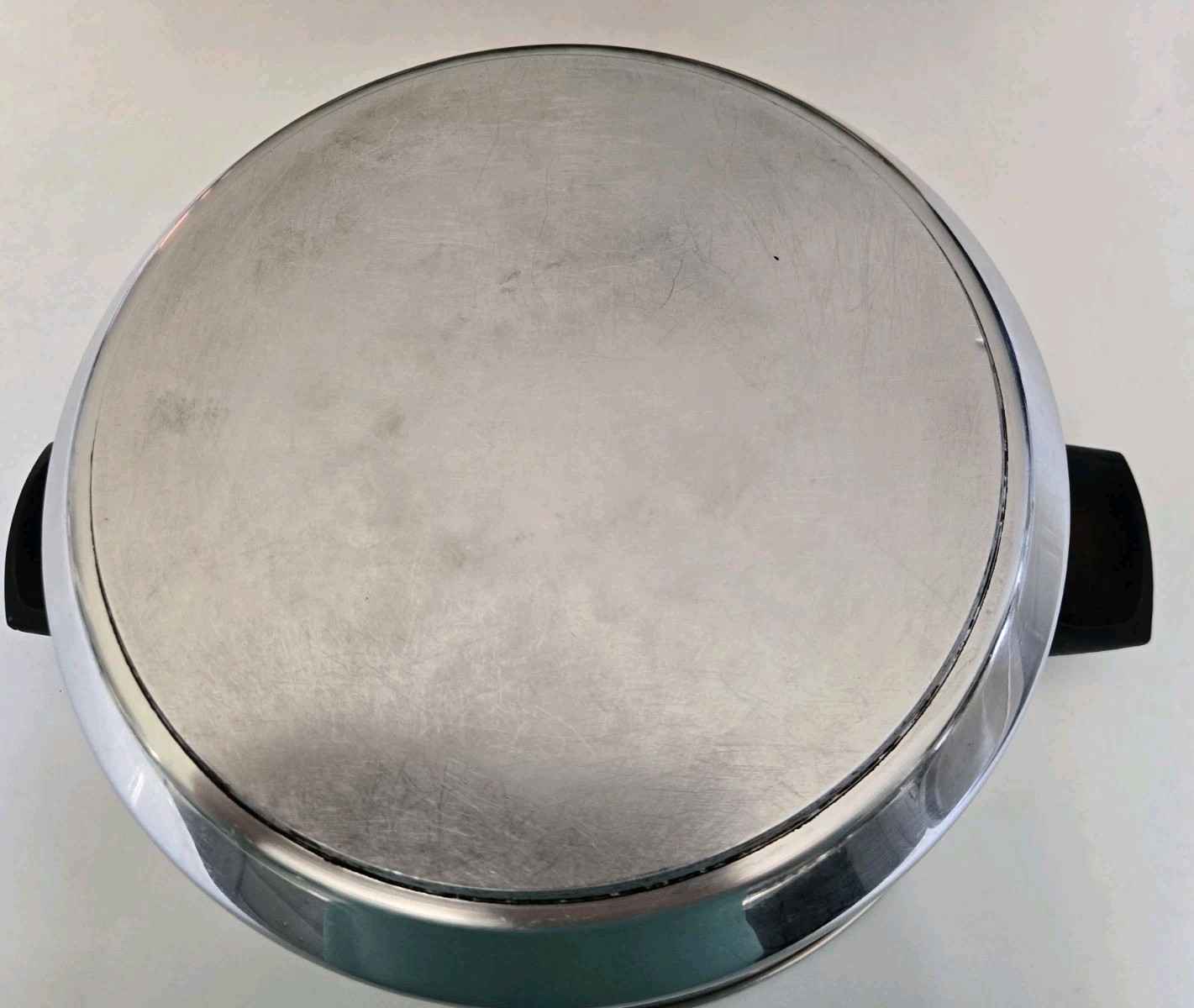 Vtg Kitchen Craft Multi Core 5 Ply Stainless Steel 6QT Stock Pot w/ Lid – USA