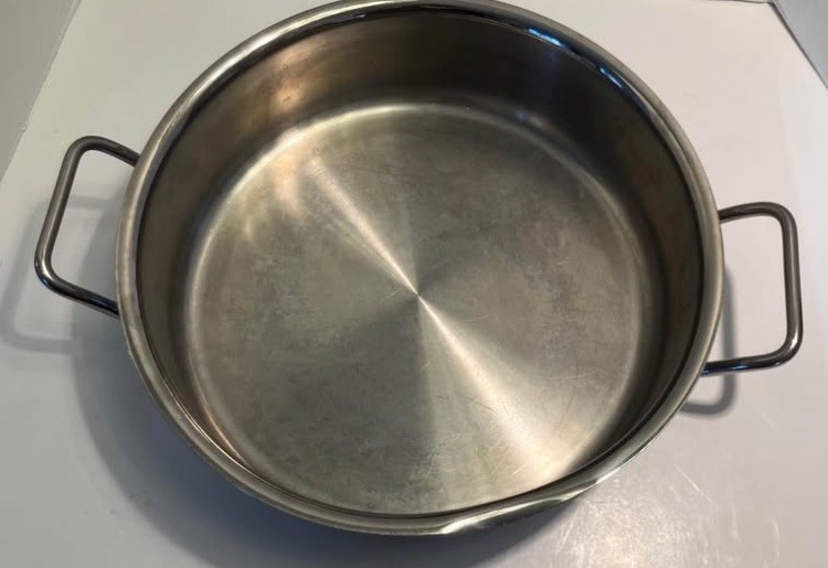 Teknika by Silga 5 Qt Stainless Steel 2 Handle Braising Pan Casserole ITALY READ