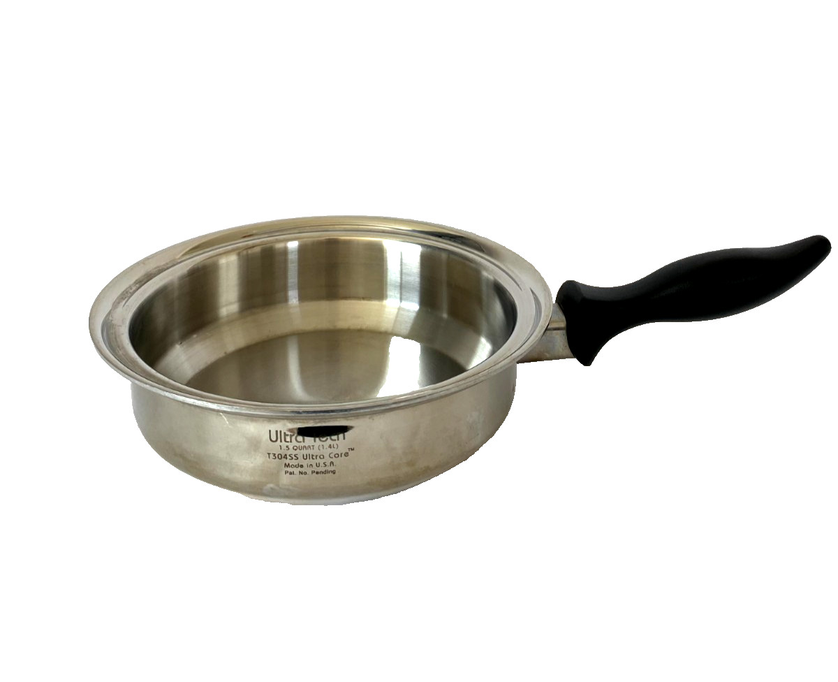 Carico Ultratech T304SS Titanium Stainless Steel Saucepan 1.5 qts No Lid US