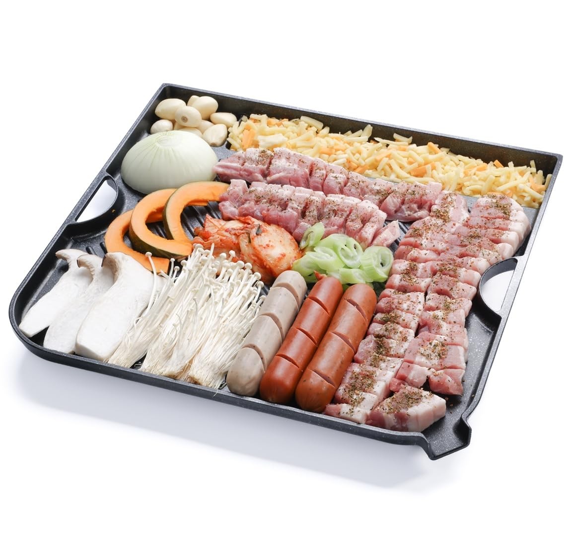 – Master Grill Pro, Korean Traditional BBQ Grill Pan – Stovetop Nonstick Indo…