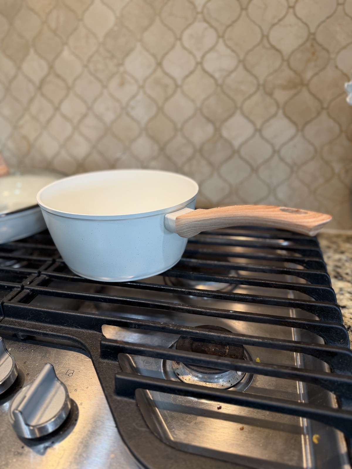 *NEW* Bazova 24pc Ceramic Nonstick Pots & Pans Set White, Titanium, 500°F