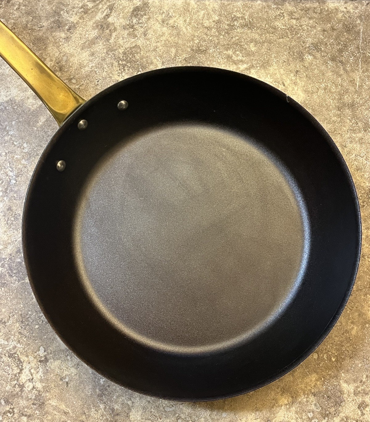 Made In Cookware X Tom Colicchio Carbon Steel Brass Handle Frying Pan 11 inch
