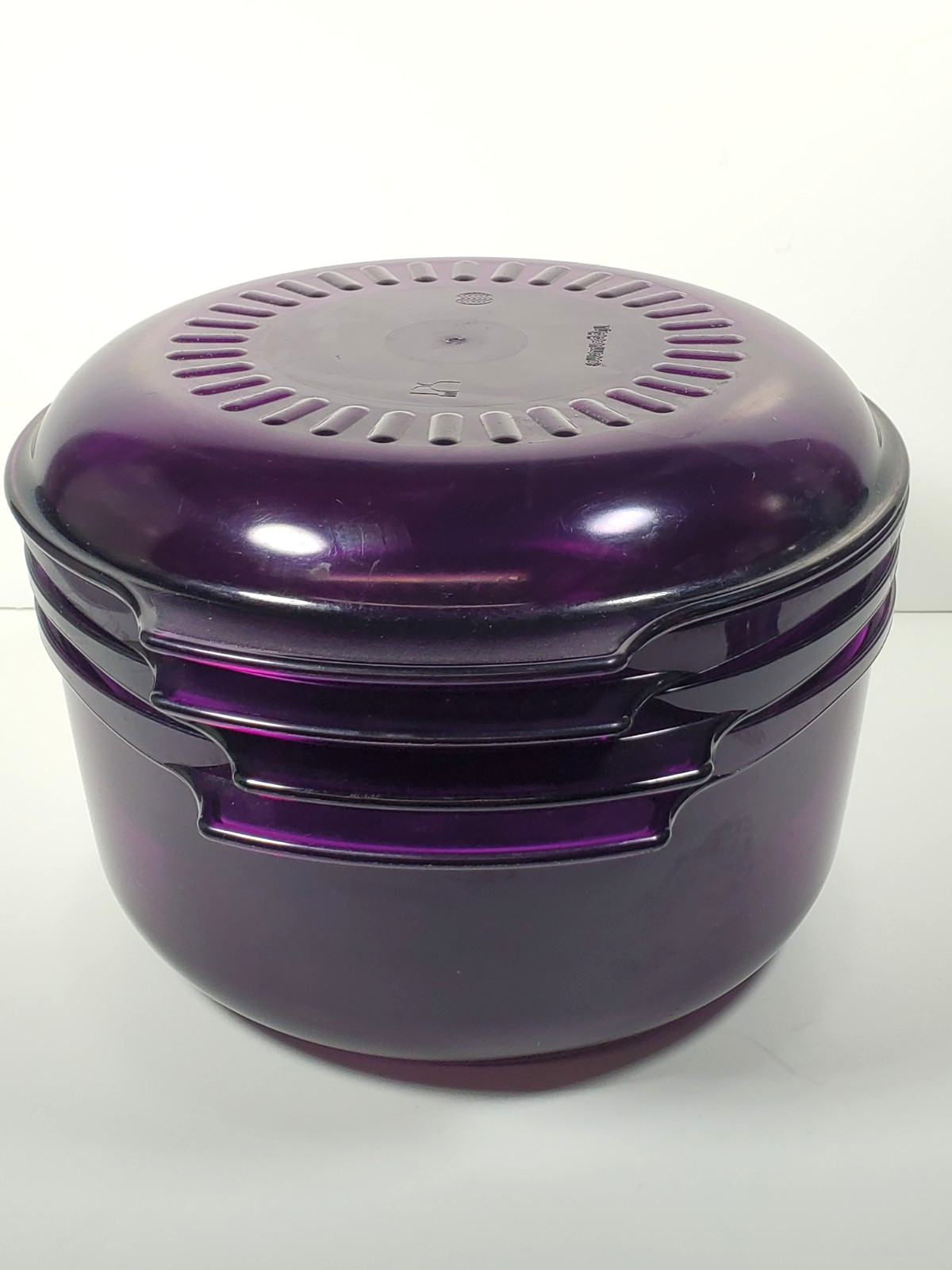 TUPPERWARE Purple Microwave Cooker Steamer 5 Pc Set