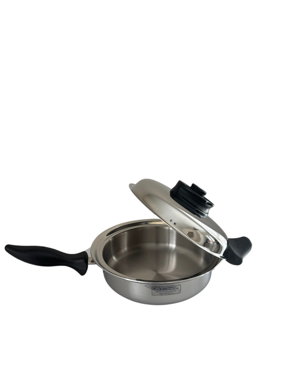 Carico Ultra-Tech II Ultra Core Stainless Steel 1.7Qt Sauce Pot Vent Thermo Lid