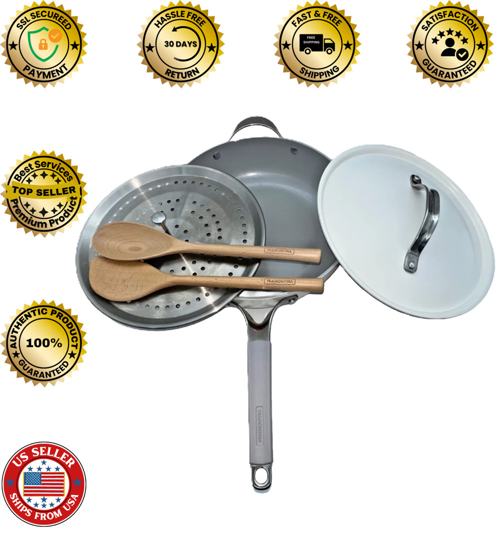 Tramontina All-in-One 5pc Ceramic Non-Toxic Cookware Set | Ultimate Quality