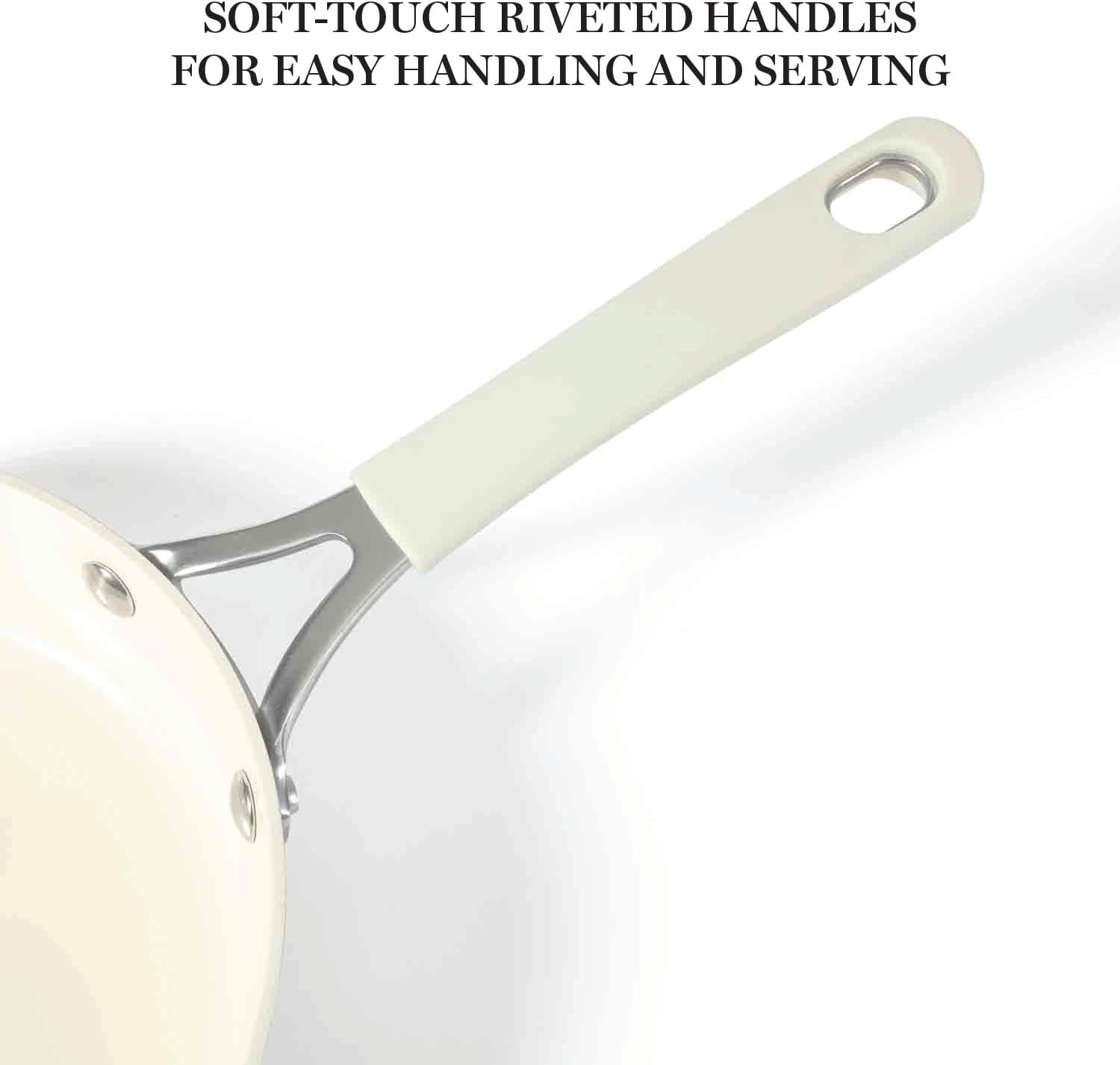 Martha Stewart Heathland Premium Nonstick PFA Free Ceramic Interior 10-Piece Tap