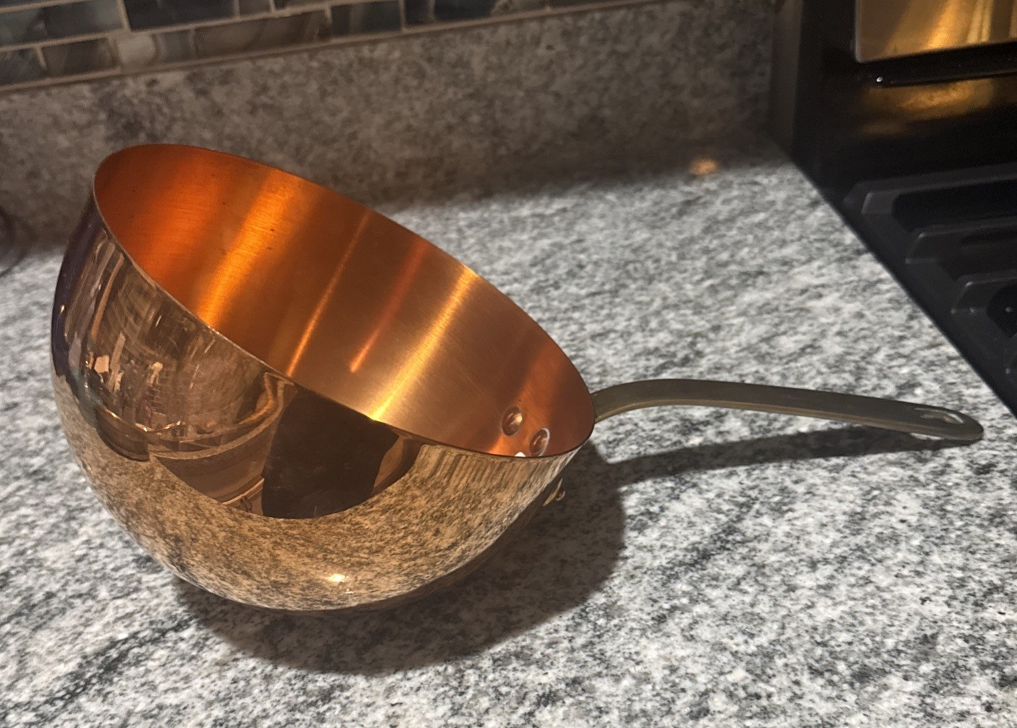 BRAND NEW William Sonoma Mauviel Copper Zabaglione Pot
