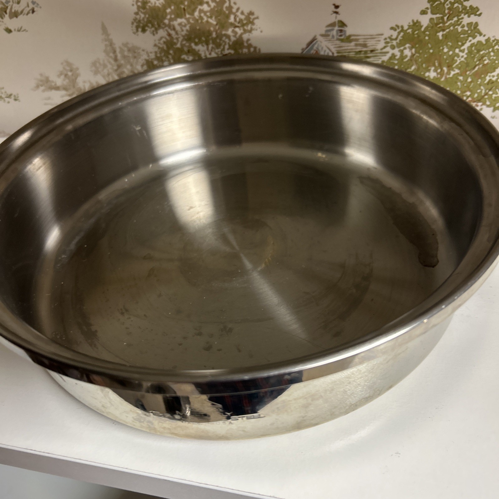 Vintage Rainbow Cookware 18-8 Multi Ply Surgical Steel Skillet No Lid 10.5”