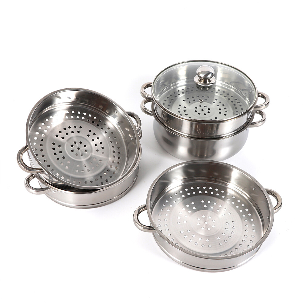 5 Layers 28cm Pot Steamer Multi-Layer Cookware Pot Cookware Stainless Steel Pot