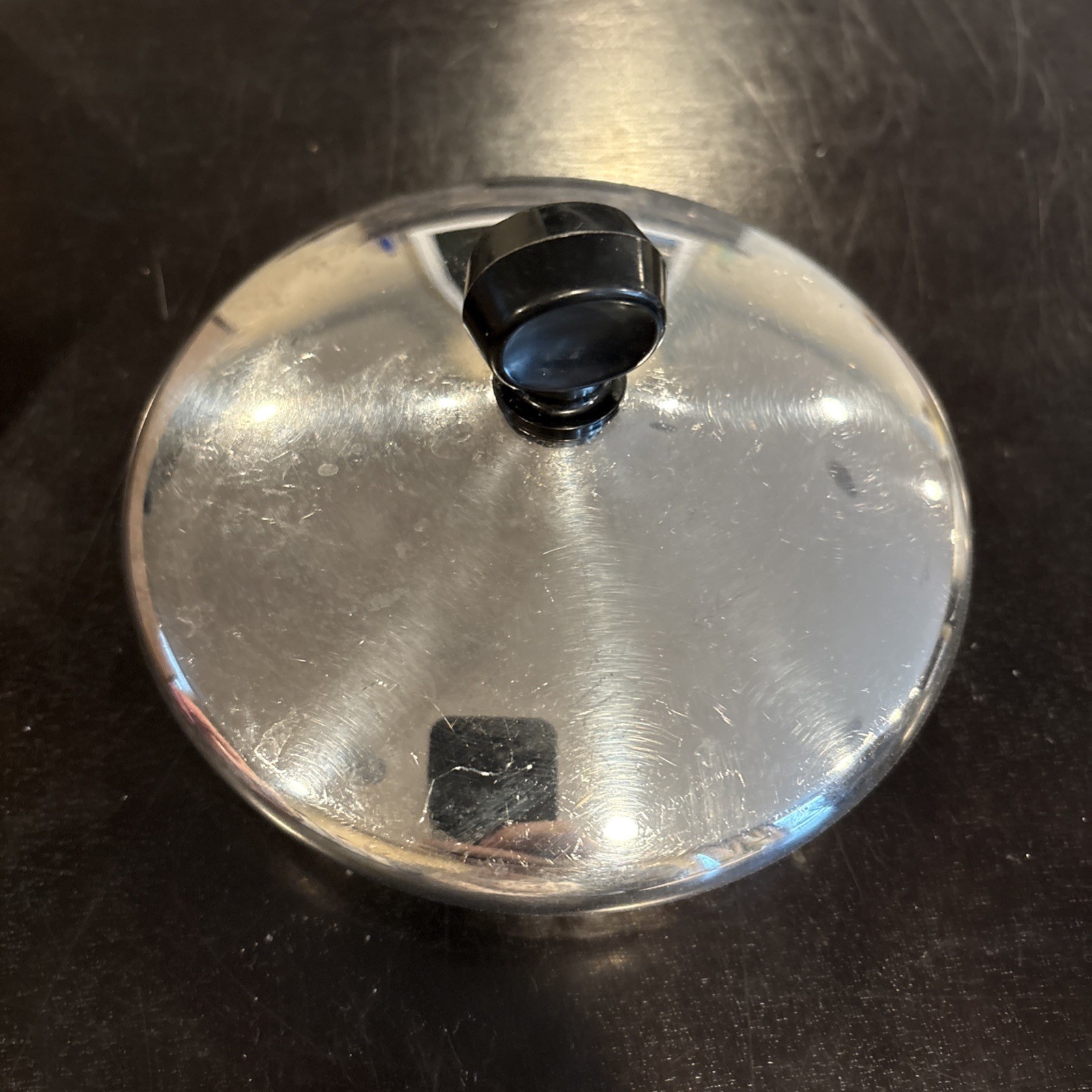 Farberware 5 3/8” Lid ONLY w Strainers Stainless Steel Replacement 1 Qt Saucepan