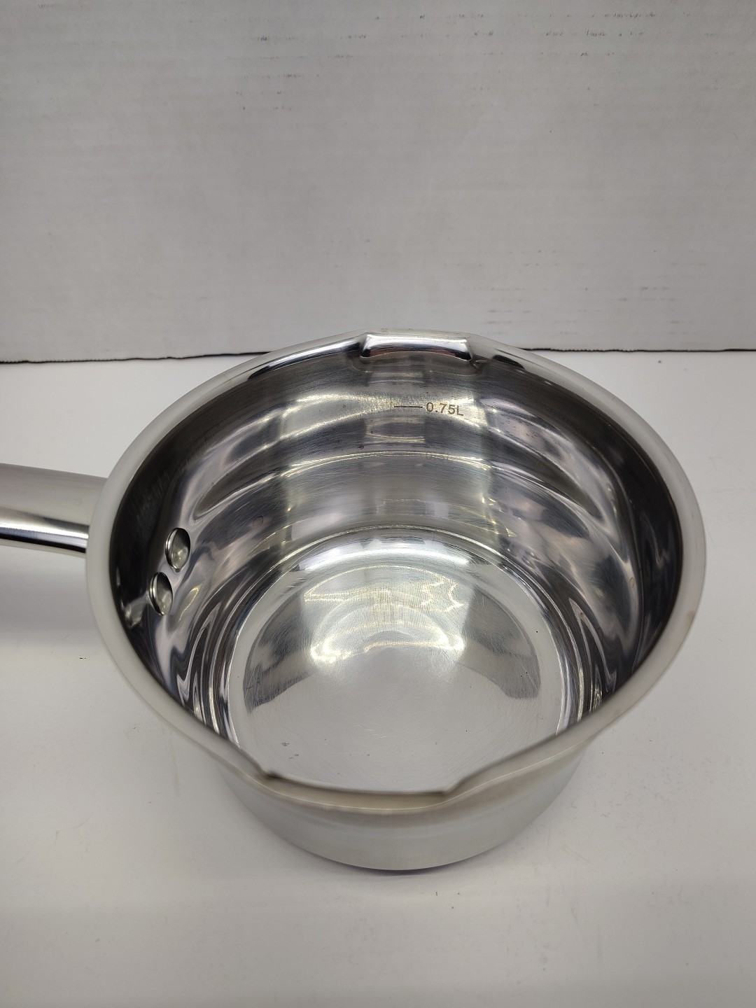 David Burke Gourmet Pro Stainless 1.3 Qt 1.2 L Sauce Pot With Strainer Lid