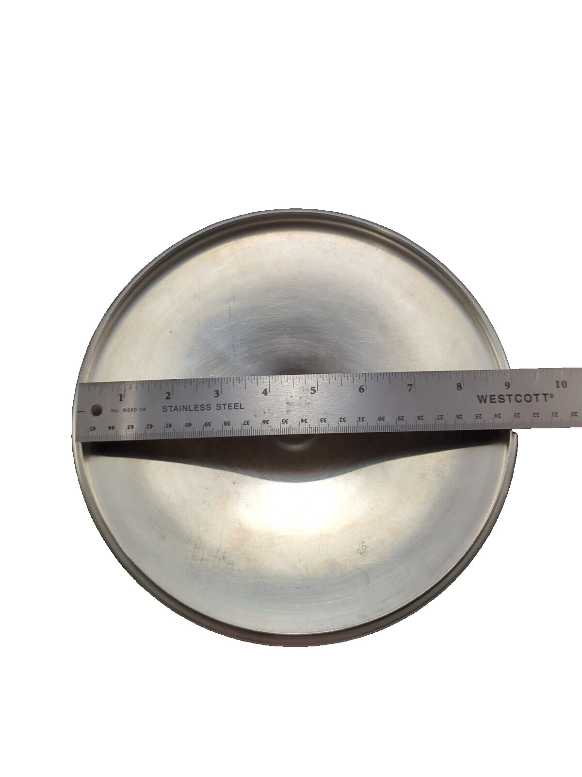 Stainless Steel Replacement Pot Pan Skillet Lid White Ceramic Knob Hard To Find