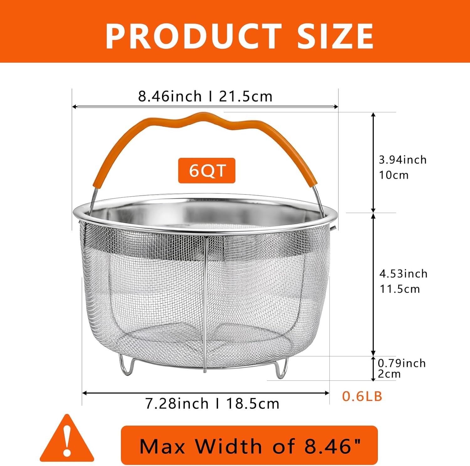 Stainless Steel Mesh Strainer Insert – Vegetable