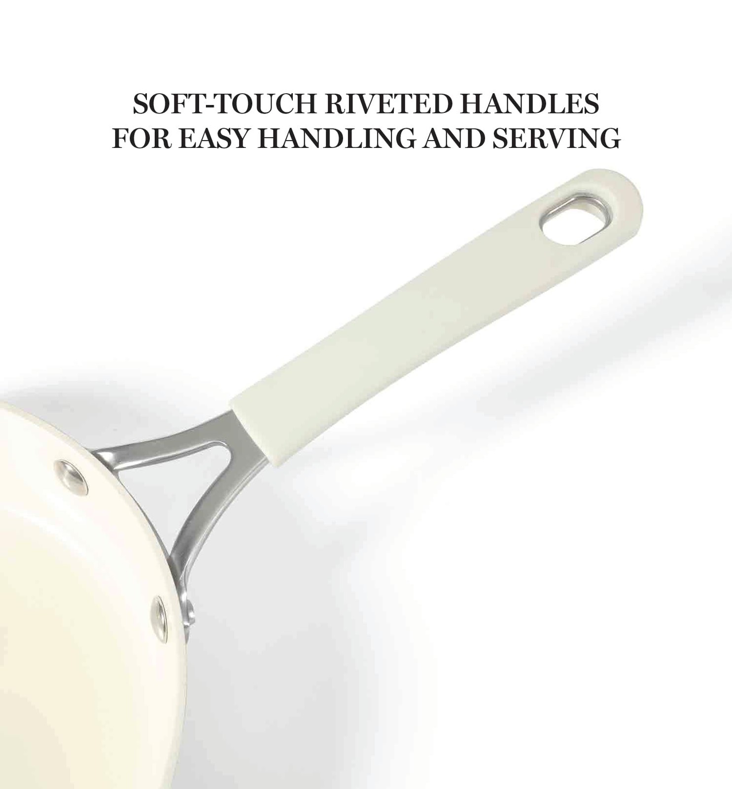 Martha Stewart Heathland Premium Nonstick Pfa Ceramic – Linen White 141567.10
