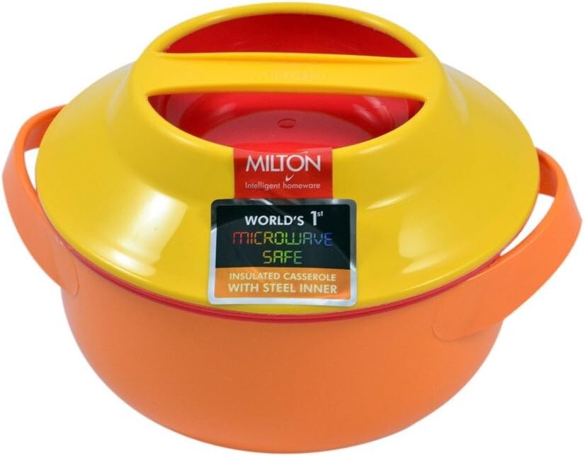 Milton Microwow 1500 Insulated Microwavable with steel inner Casserole