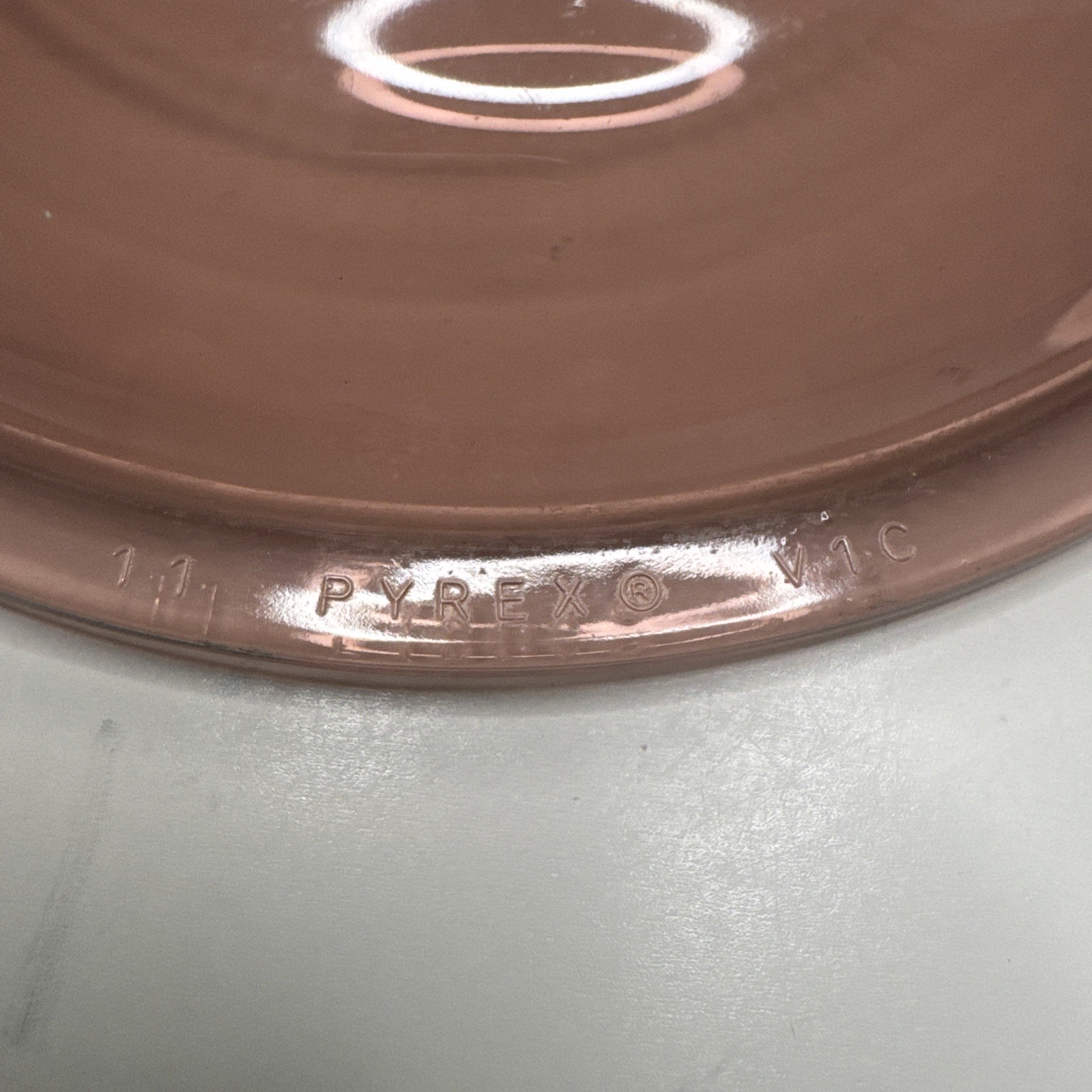 Vintage Pyrex Visions Cranberry Glass 11 V1C Lid Fits 1L / 1 QT Sauce Pan