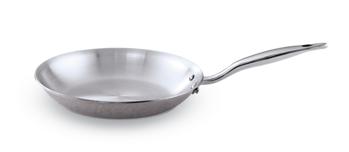 Heritage Steel 8.5” Fry Pan/Skillet 5-Ply 316Ti Stainless Steel Induction Ready