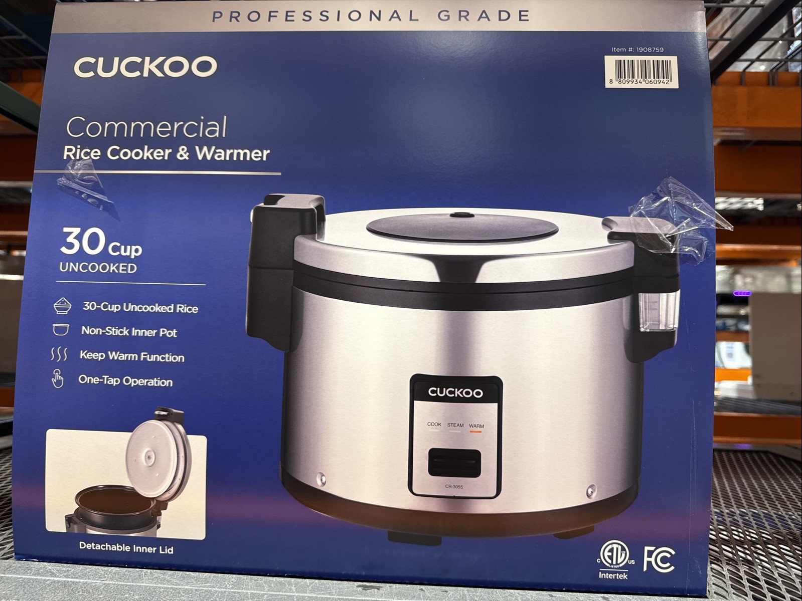 CUCKOO 30-Cup Commercial Rice Cooker