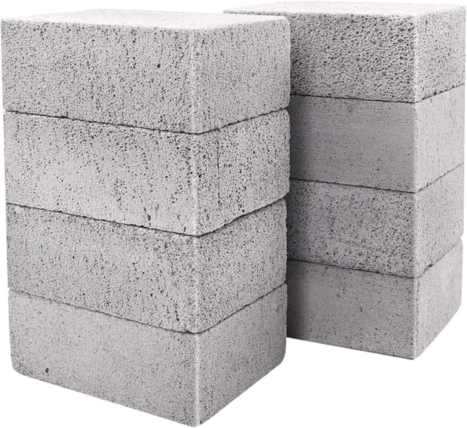 8 Pack Grill Brick & Griddle Stone Cleaning Block, Pumice Stone for Cleaning Ove