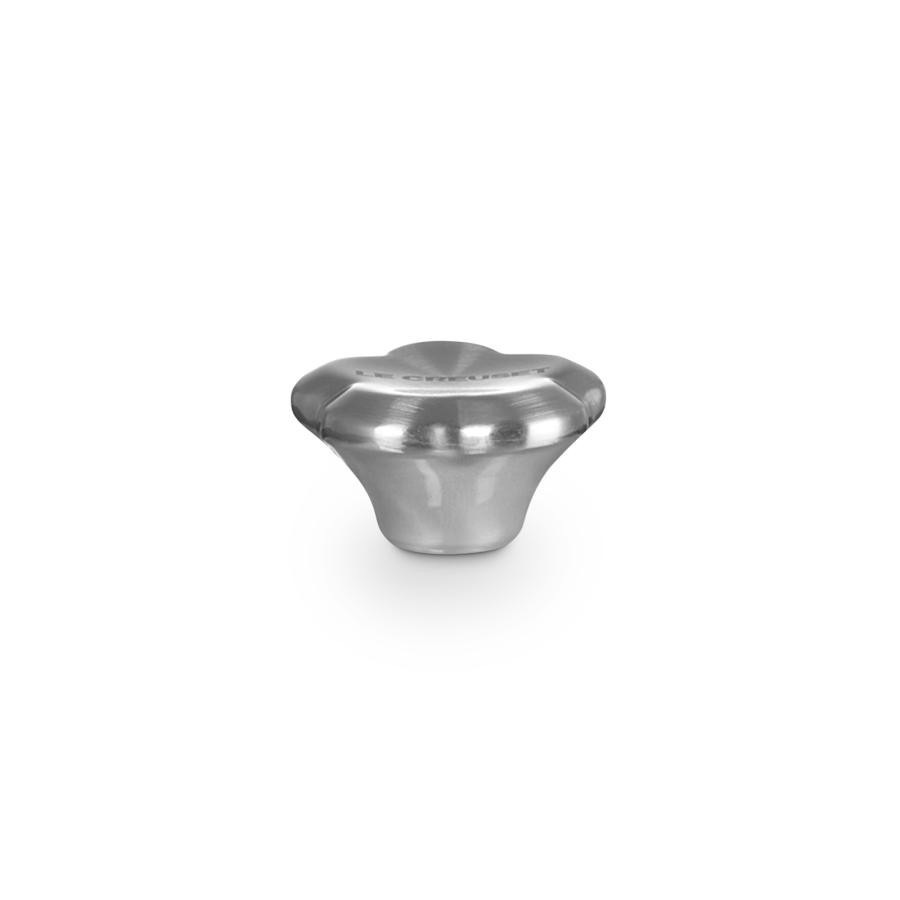 Le Creuset Flower Stainless Steel Knob 2 pcs Set Silver light gold For Signature