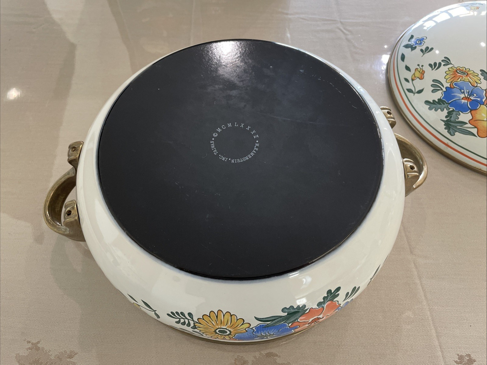 M. Kamenstein Vienna 5Pc Buffet Serving Cookware Set Enamel Steel NEW IN BOX!