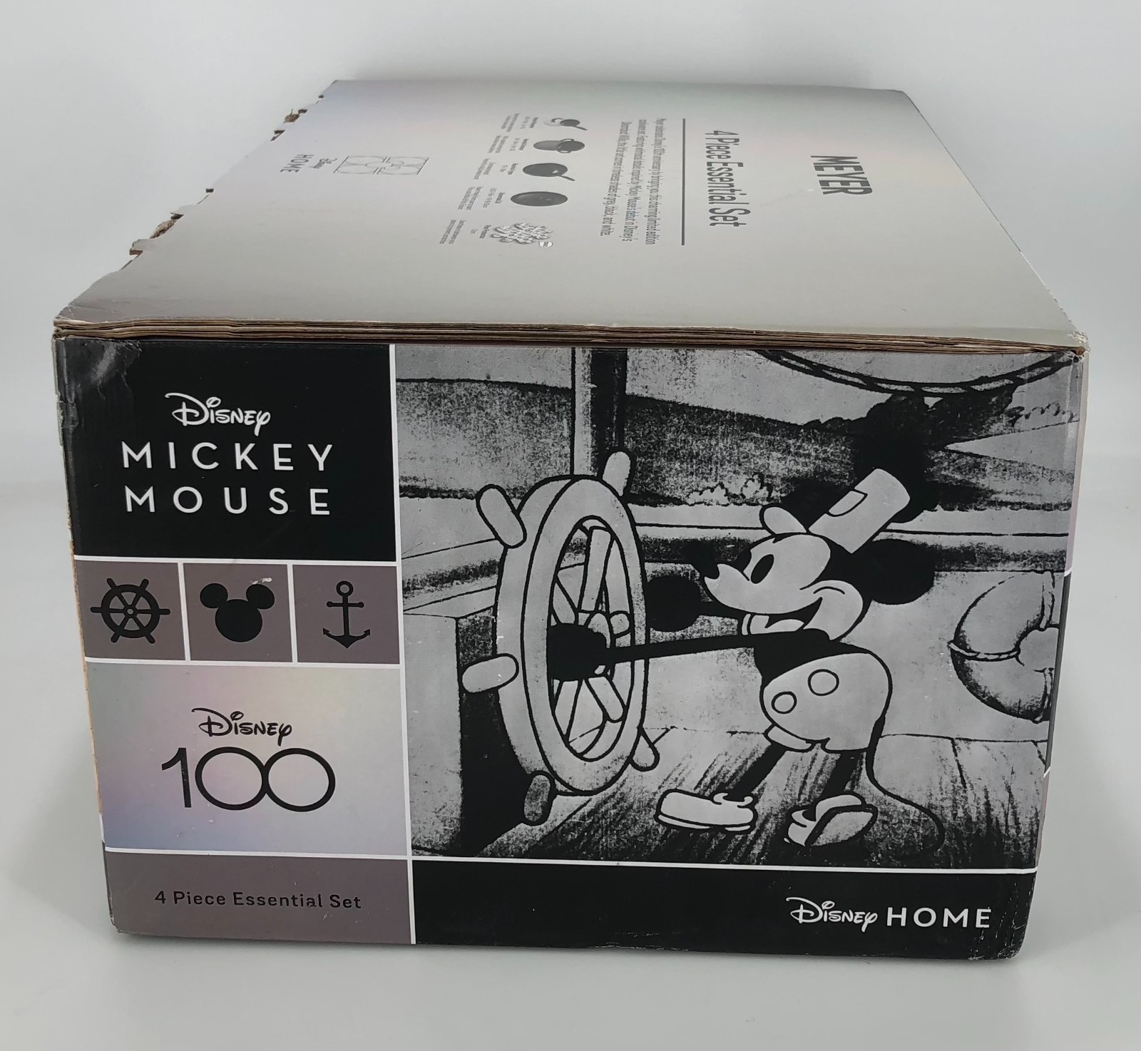 Disney 100 Meyer 4-Piece Limited Edition Nonstick Cookware Set Steamboat Willie