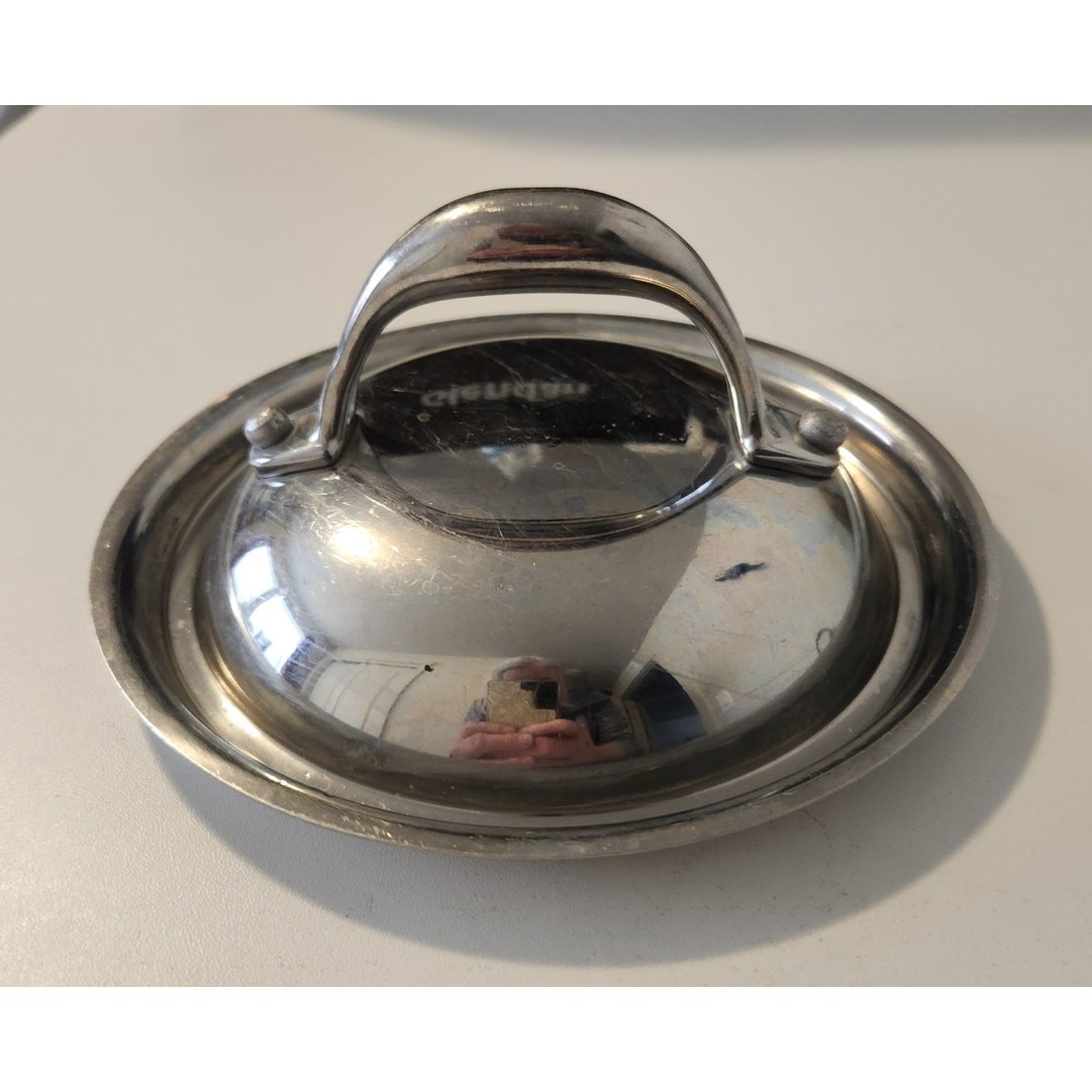 Stainless Steel Replacement Saucepan Lid 6 1/8″ inner rim 7″ outer rim