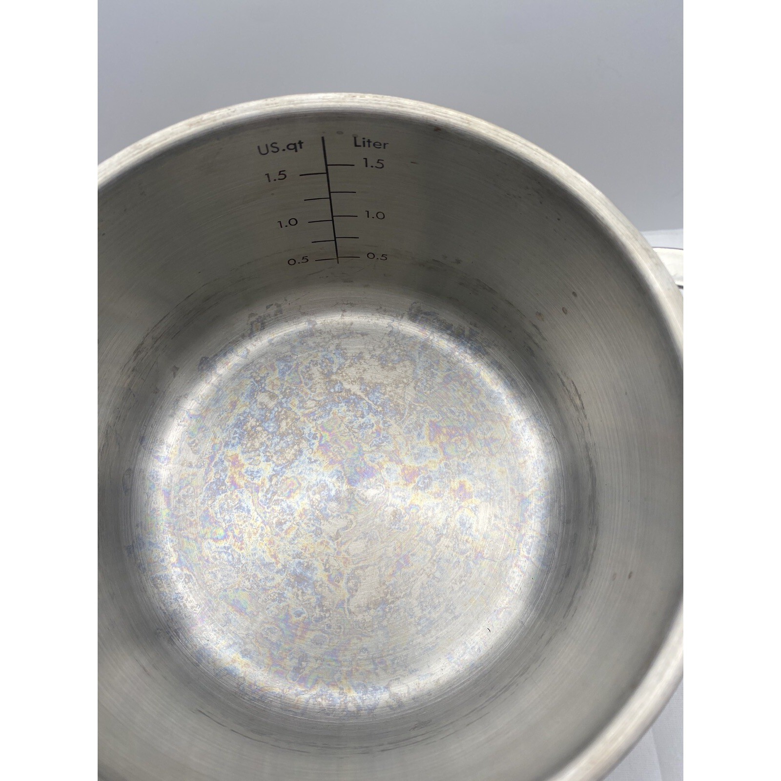 SCHULTE-UFER Stainless Steel 18/10 Silver 1.5 qt / Liter Measuring Pot JH1110