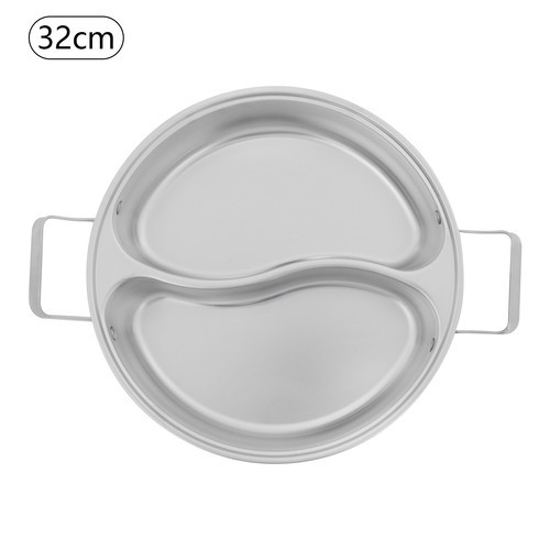 Double-flavor Hot Pot Hot Pot with Divider Hot Pot with Clear Lid