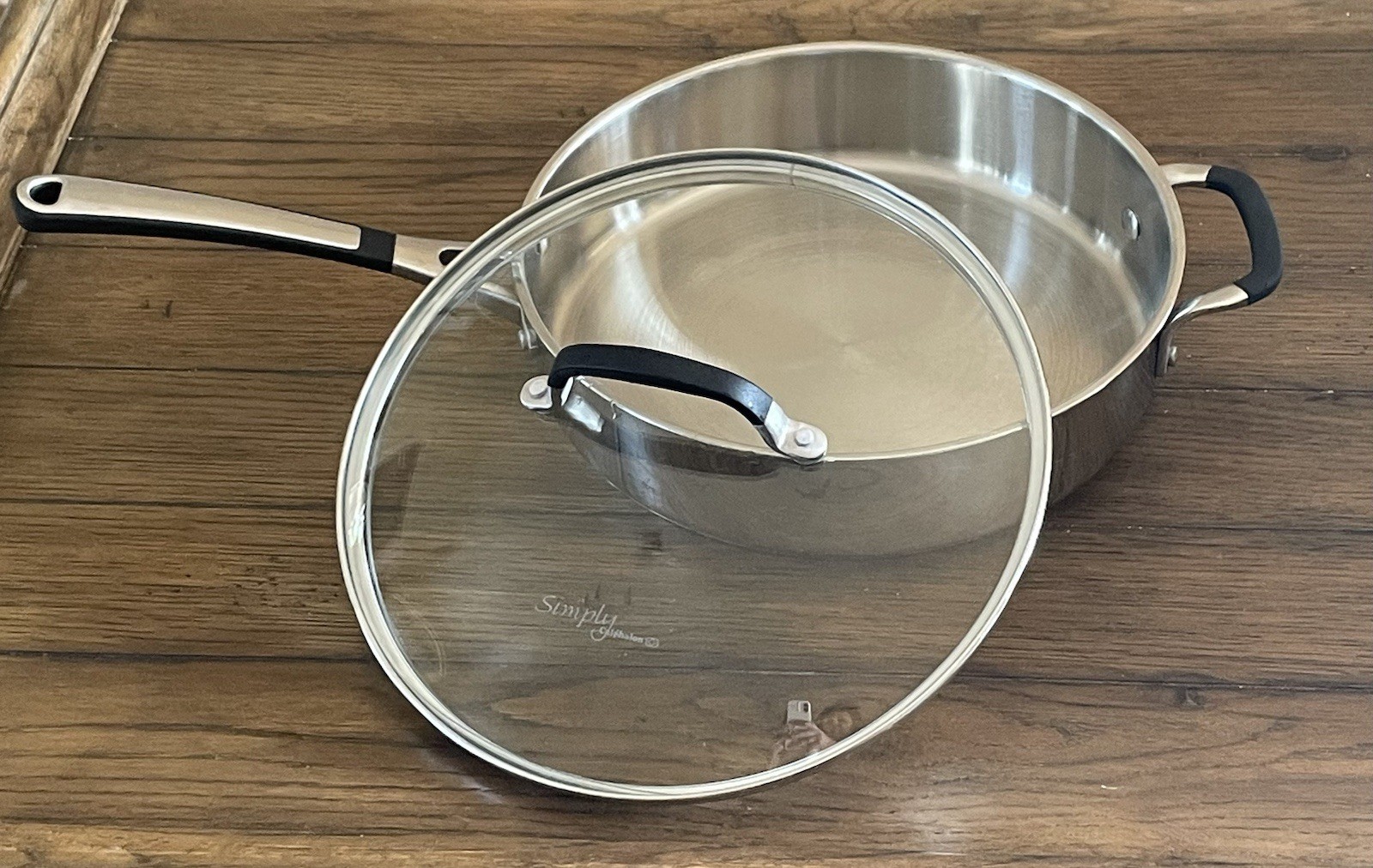 Calphalon #5003 3 Qt 10″ Stainless Steel Saute Pan Skillet With Helper Handle