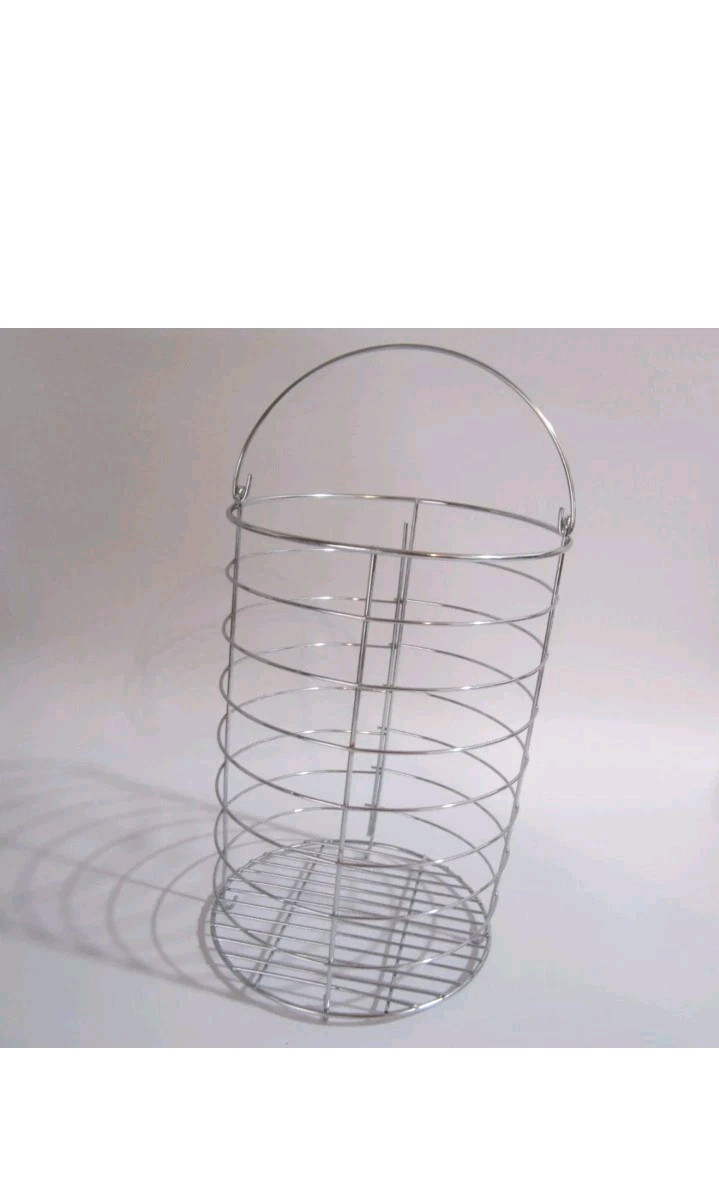Stainless Steel Asparagus Steamer Pot & Basket Never Used 9 Inches Tall