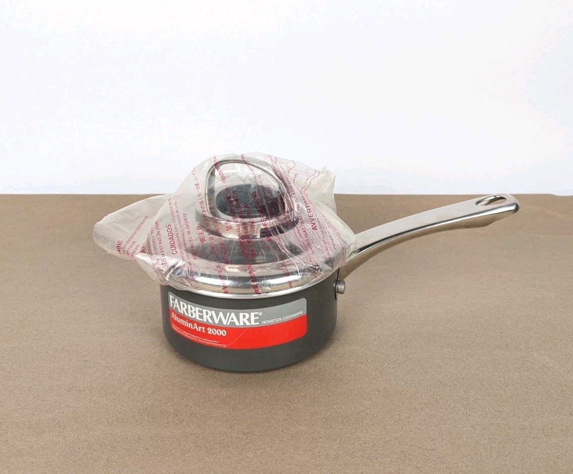 NEW Farberware AluminArt 2000 Advanced Non-Stick 1 Qt Sauce Pan Cookware Pot