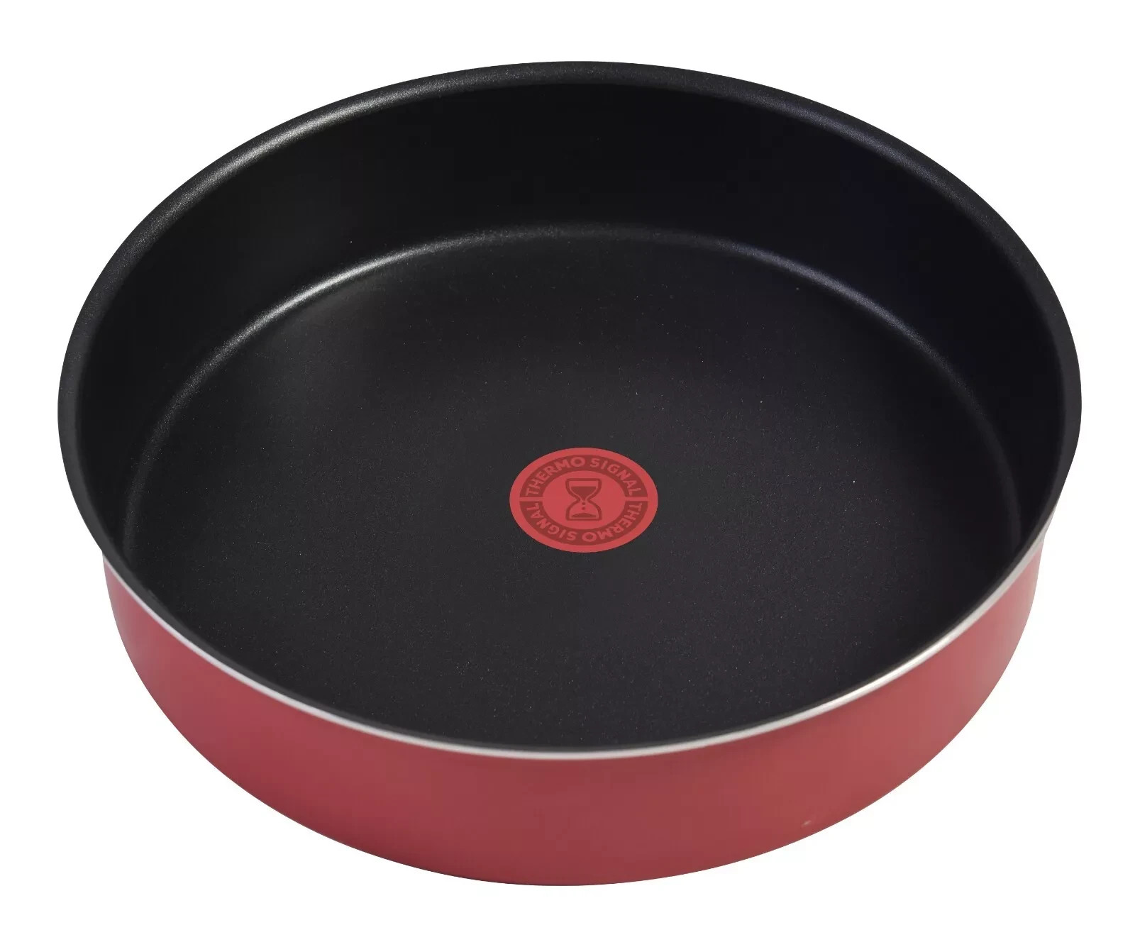 2 Tefal Deep Oven Tray Set Non Stick Trays Red Coated In France 30, 26 cm