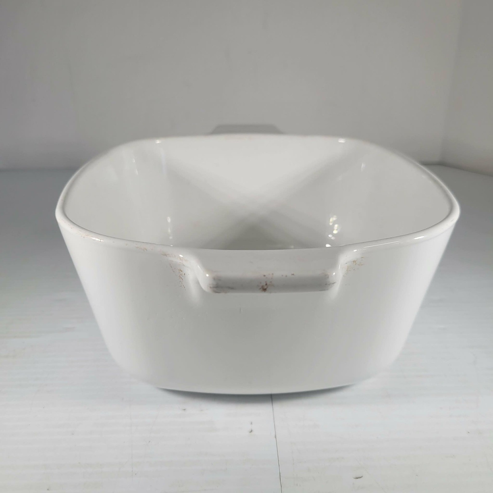 NO LID Corning Ware Blue Cornflower Casserole Dish 1.75 QT P-1 3/4-B White Vth