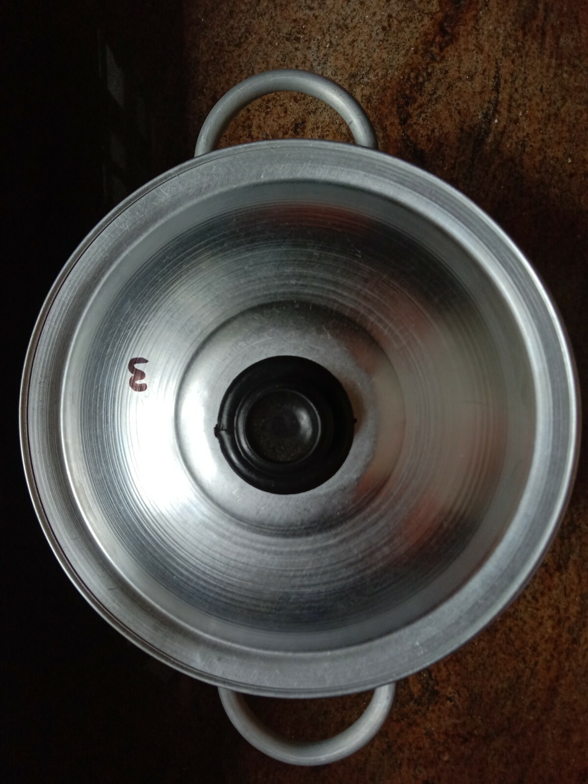 Aluminium Flat Wok Lid Cooking Pot Home Kitchen 22cm=9inch