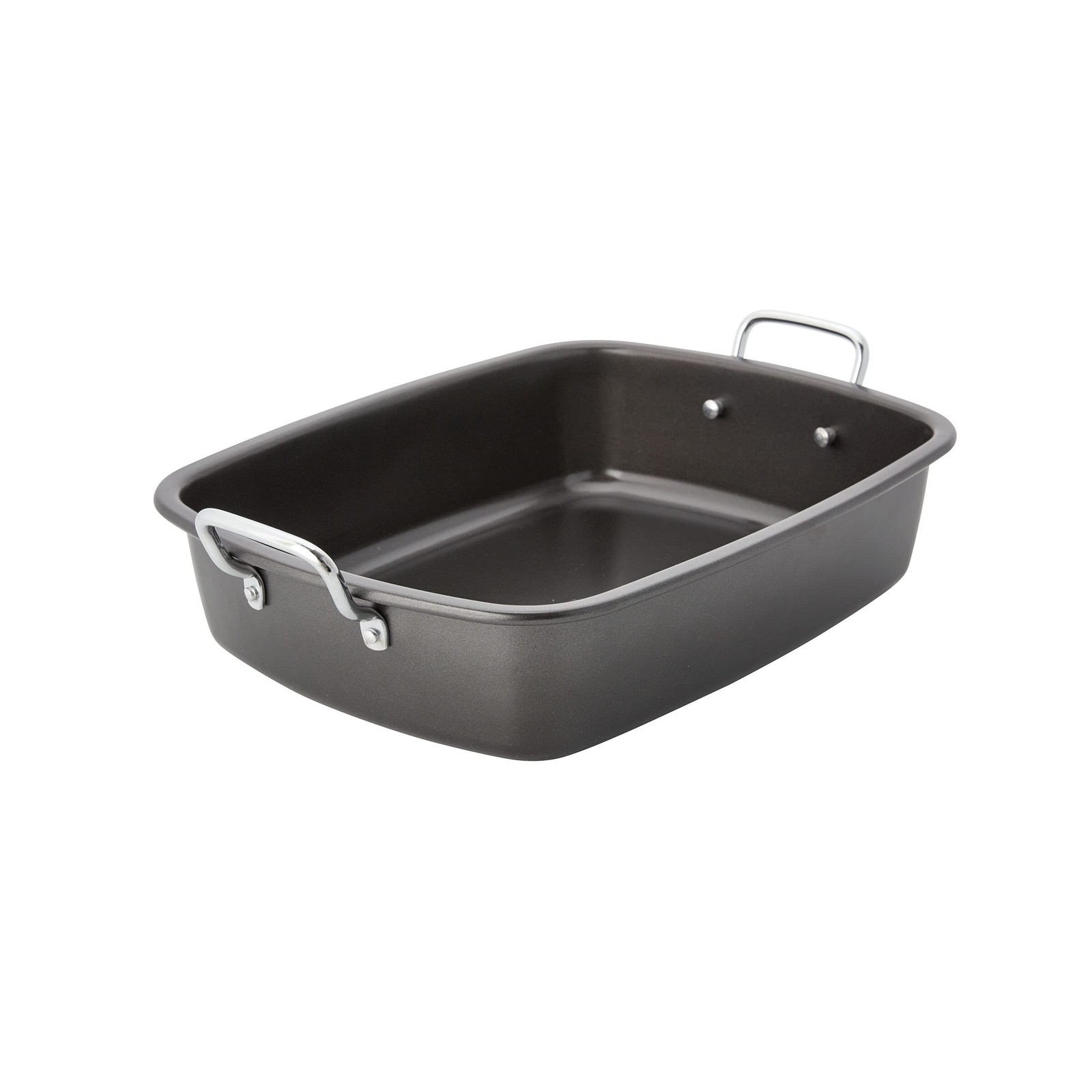 Chicago Metallic Nonstick Roaster with Floating 18-Inch-by-13-Inch, Black