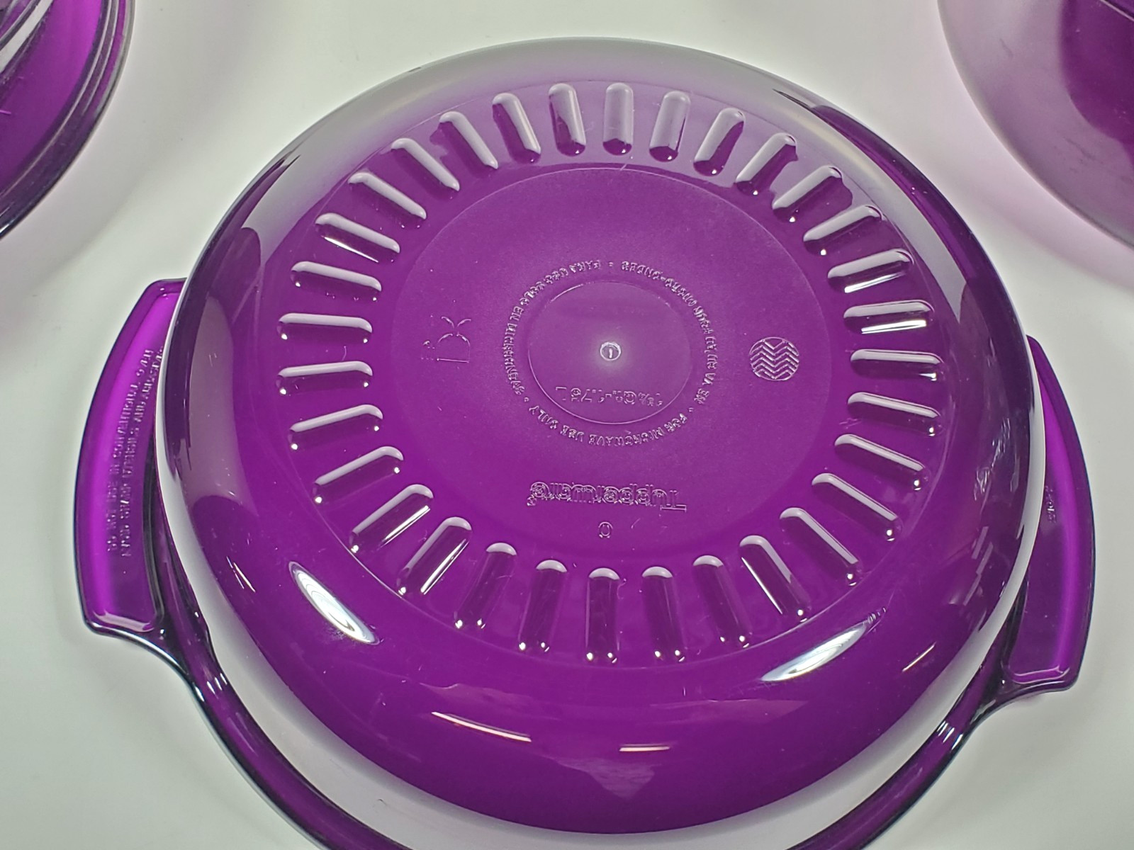 TUPPERWARE Purple Microwave Cooker Steamer 5 Pc Set