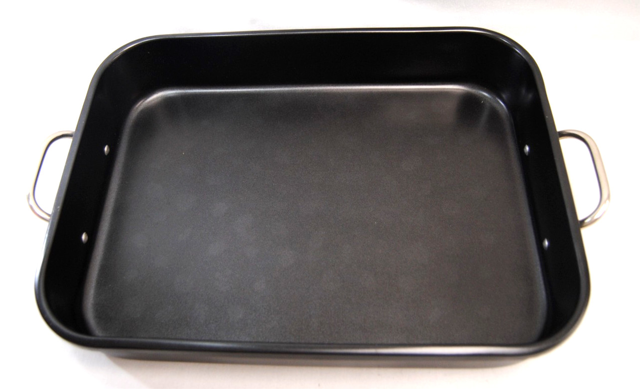 Roasting Lasagna Non-Stick Pan Set with Rack 15.5″ x 11.5″ x 2 3/4″ New T2687