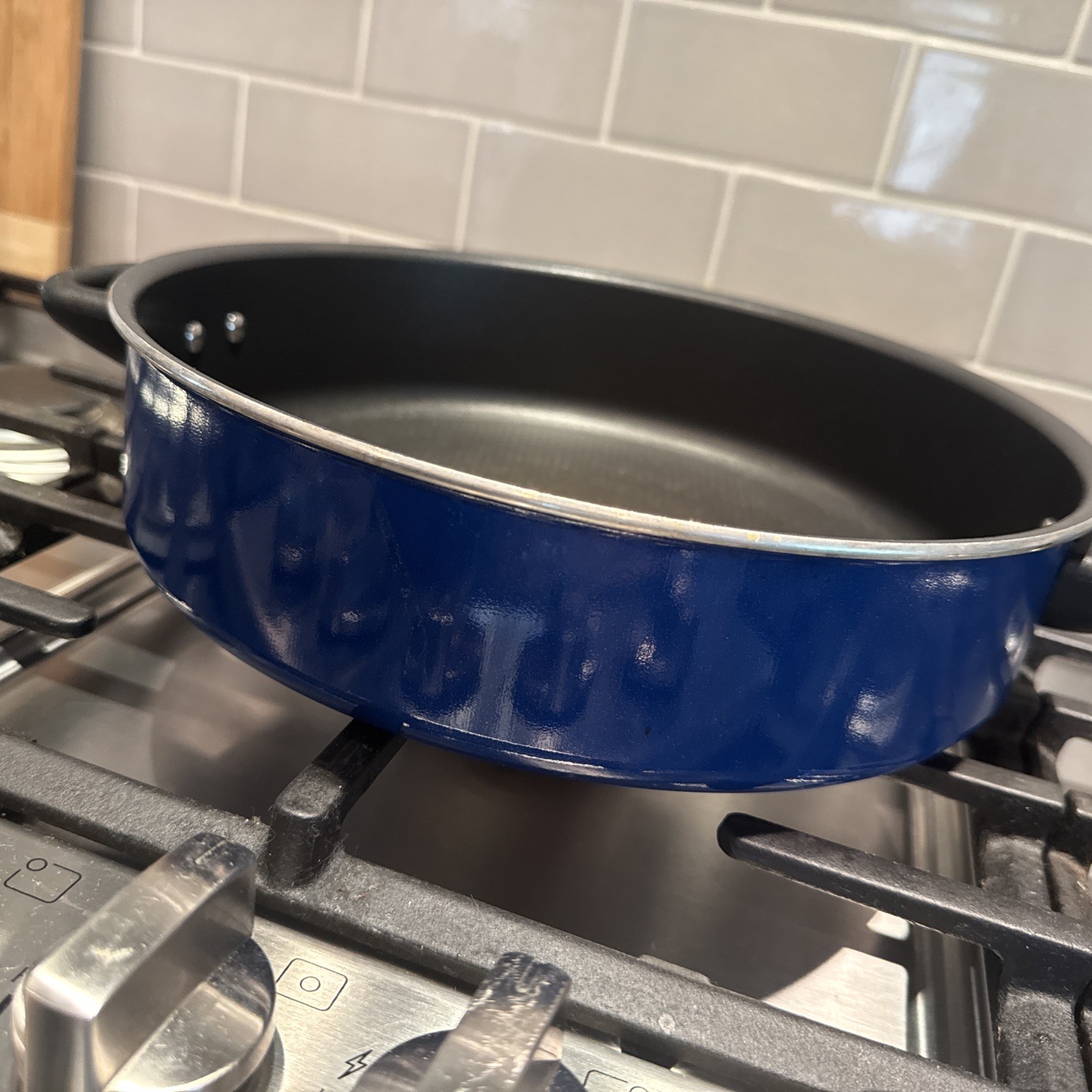 Cook’s Essentials Blue 4 Quart Pot Pan Cookware