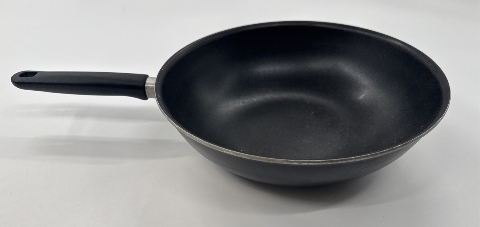 Pampered Chef Wok 12 Inch Nonstick Skillet For Stir Fry 19″ With Handle NO LID