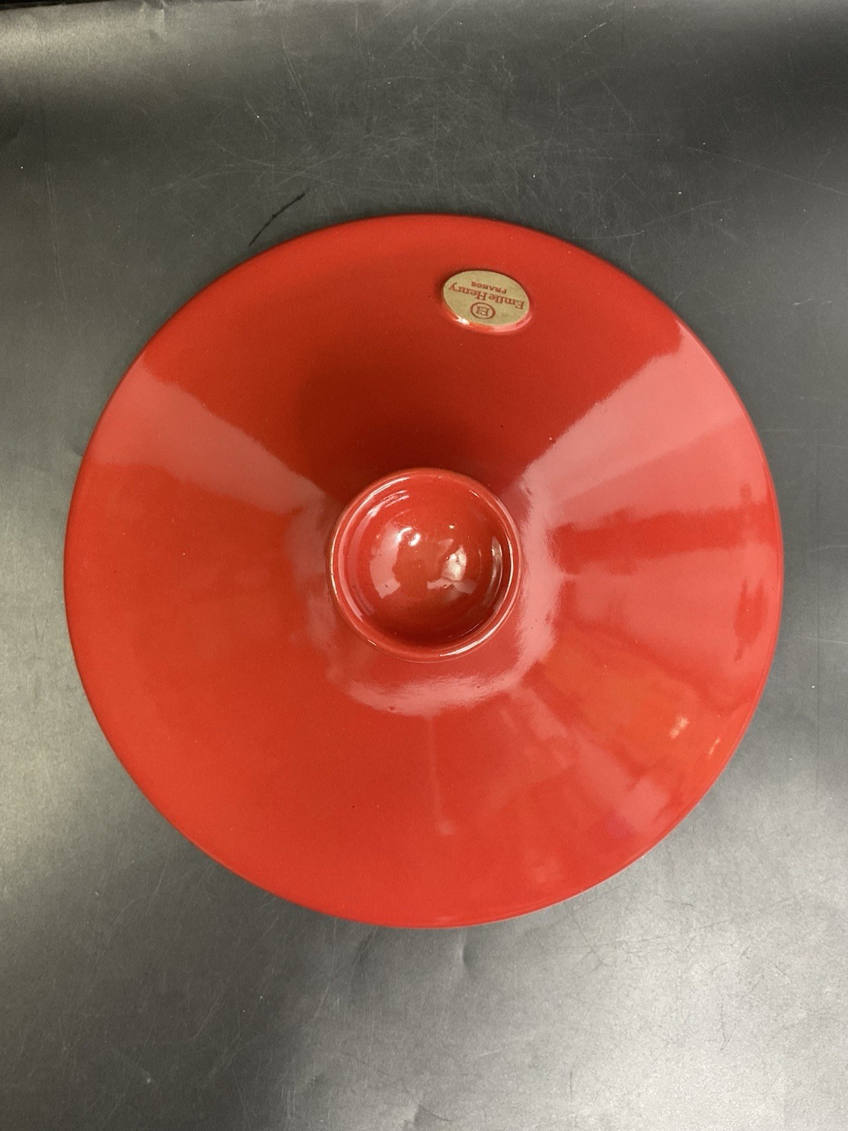 Emile Henry Flame Tagine 3.7 qt Red , Made in France