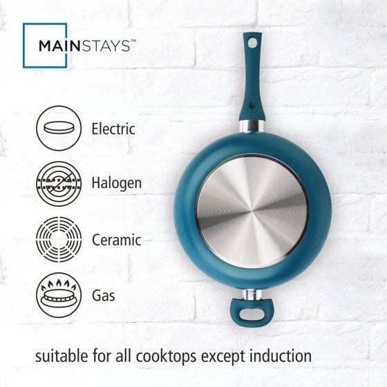 Mainstays Ceramic Aluminum Nonstick Jumbo Cooker Corsair