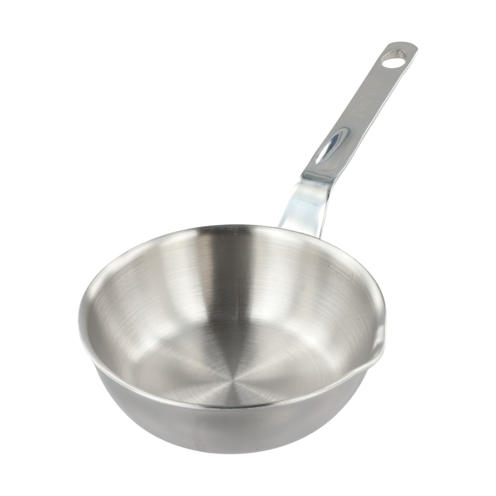 Compact Cooking Pan 316 Stainless Steel for Single Servings and Sauces