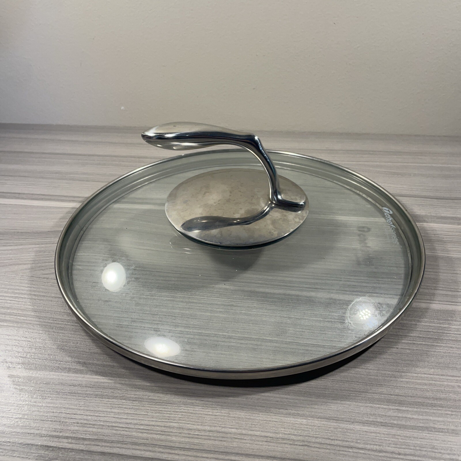 Tupperware T Chef Series Glass Replacement Lid 10-1/4″ Outer 9-5/16″ Inner Rim