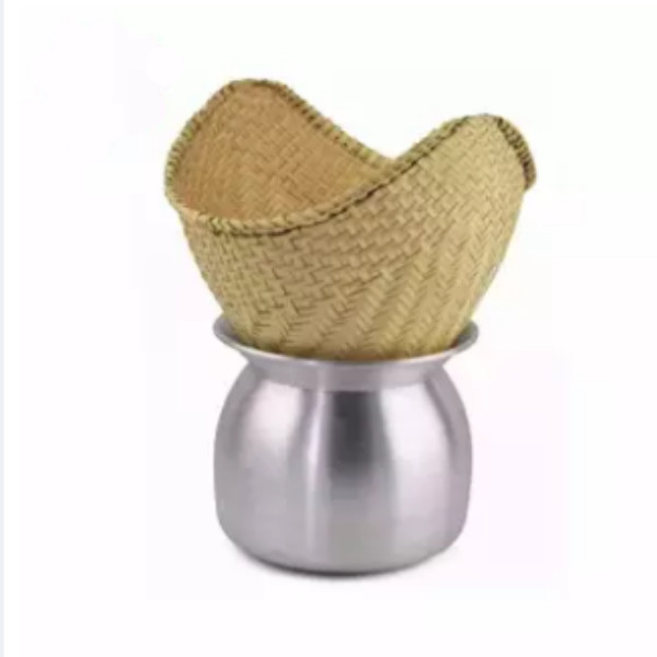 Thai Kitchen Sticky Rice Glutinous Cooker Steamer BamBoo Basket Pot Japan Lao