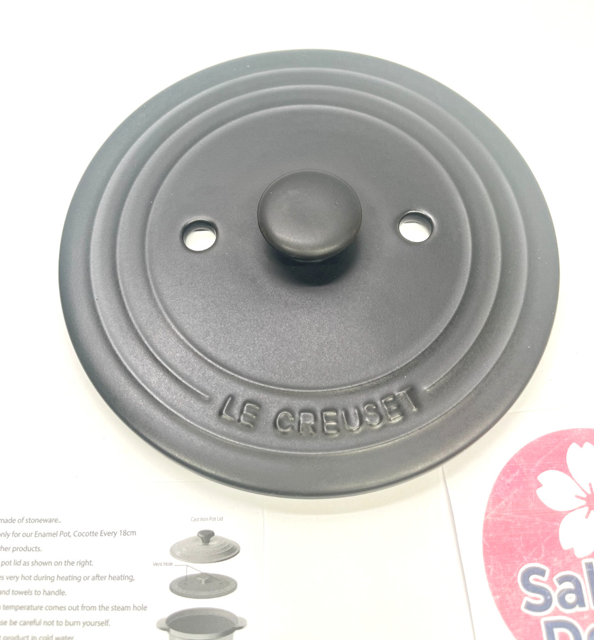 Le Creuset Inner Lid Cocotte Every 18cm Pot Inner Lid Prevents Spills Japan New
