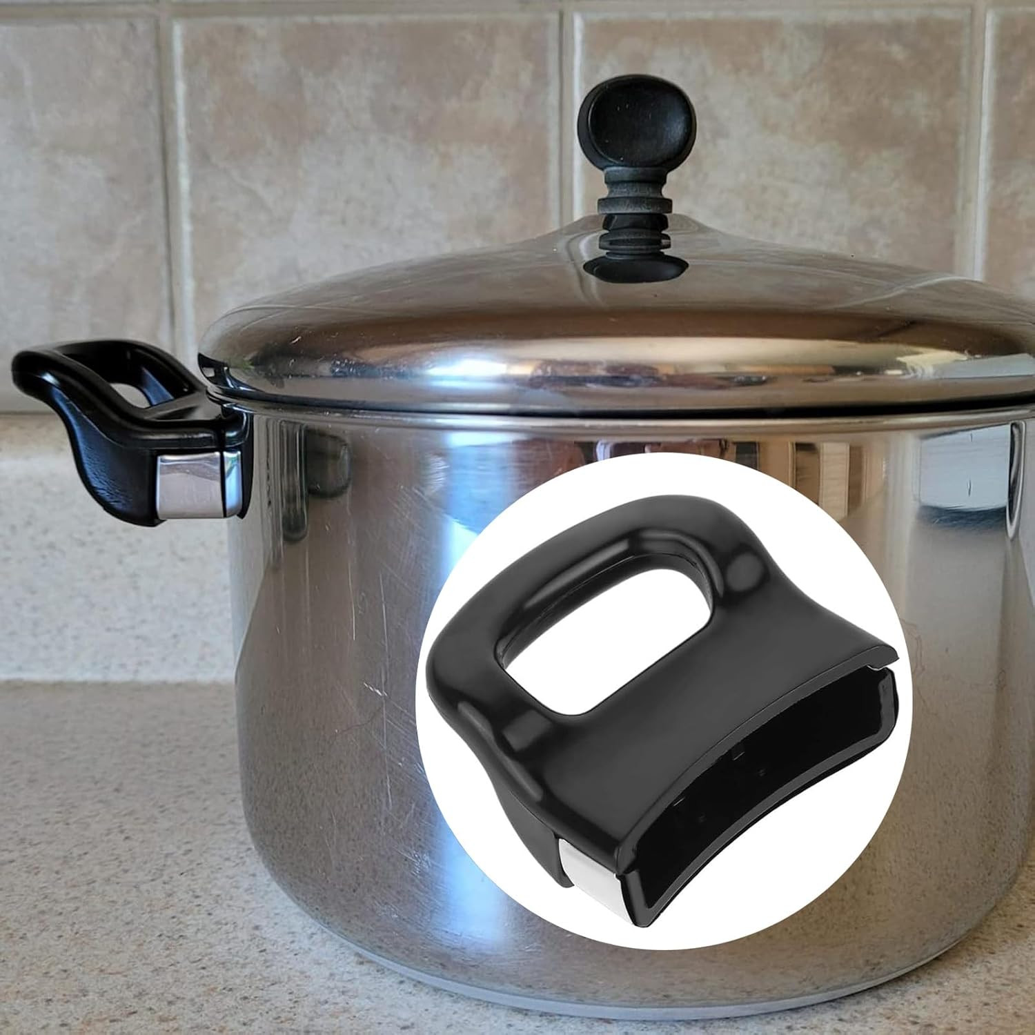 Universal Replacement Side Handles for Pots and Pans – 2 PCS Black